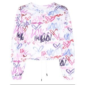 Isabel Marant Print Cropped Sweatshirt